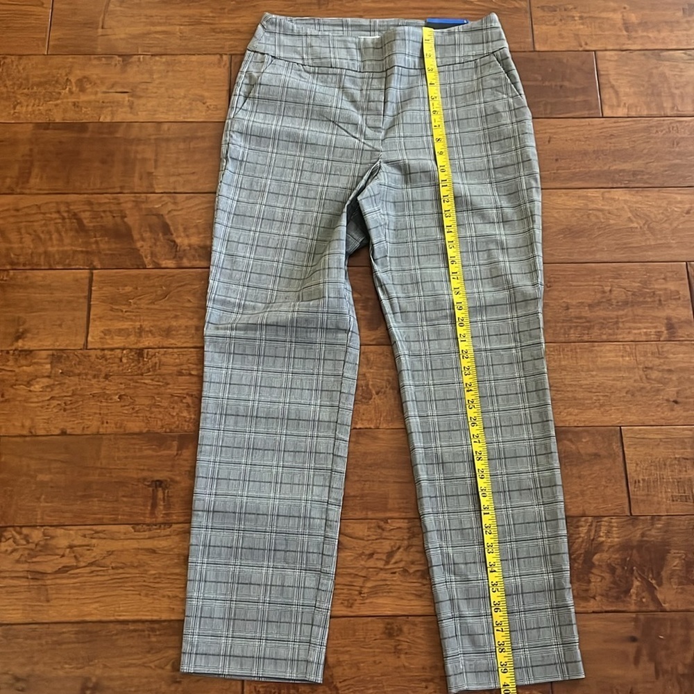 SC CO Plaid Tummy Control Super Stretch Pull on Pants Size L - Picture 5 of 12